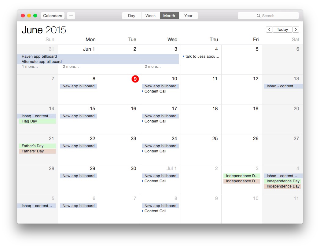 apple server os x ical in google calendars